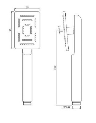 Ручной душ Jaquar Maze HSH-CHR-1657