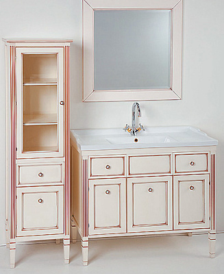 Тумба с раковиной Caprigo Альбион 100 BIANCO Antico