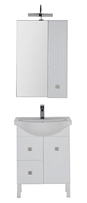Тумба с раковиной Aquanet Стайл 65 с ящиками