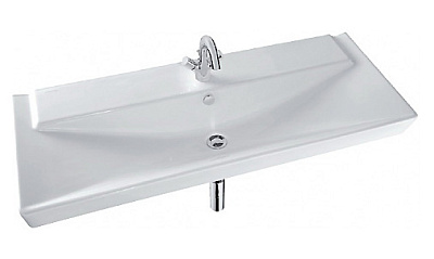 Тумба с раковиной Jacob Delafon Reve 120 светло-коричневая 1 ящик