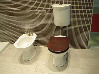 Унитаз приставной Hatria Dolcevita BR вертикальный выпуск