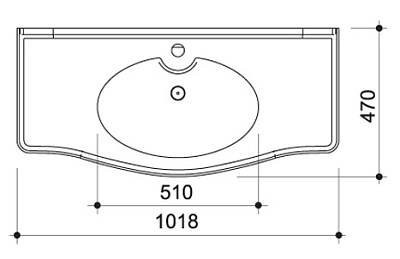 Мебель для ванной Caprigo Порто 100 NOCE SCURO