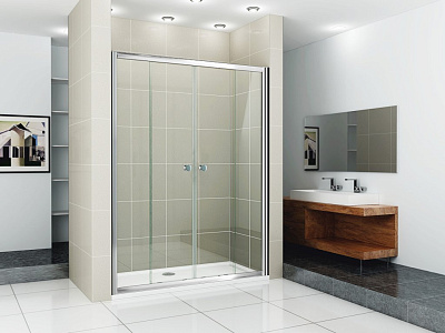 Душевая дверь в нишу Cezares PRATICO-BF-2-180-P-Cr