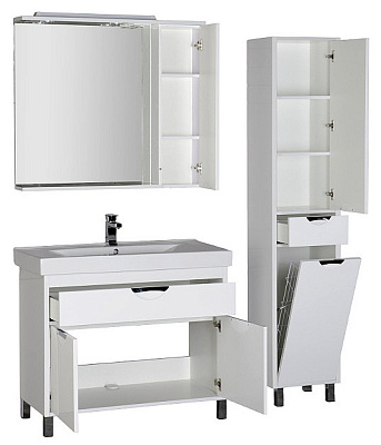 Мебель для ванной Aquanet Гретта 100 белая
