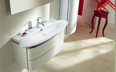 Мебель для ванной Jacob Delafon Presquile 130 белый бриллиант 2 ящика