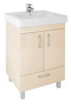 Тумба с раковиной Cezar Unicus 60 цветная нижний ящик