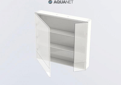 Зеркало-шкаф Aquanet Верона 75 белый