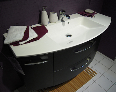 Тумба с раковиной Pelipal Cassca 120 антрацит