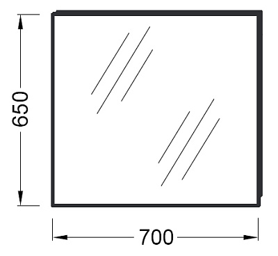 Зеркало Jacob Delafon Odeon Up 70