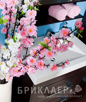 Тумба с раковиной Бриклаер Чили 70 венге