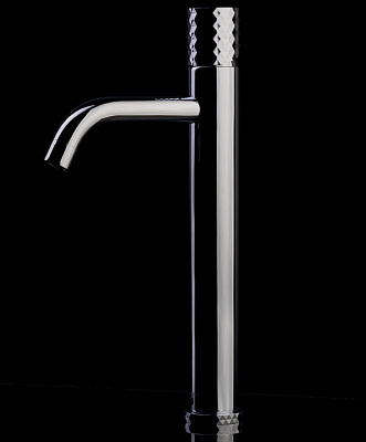 Смеситель Boheme STICK для умыв. выс. CHROME TOUCH GOLD (комплект) 122-CRG.2
