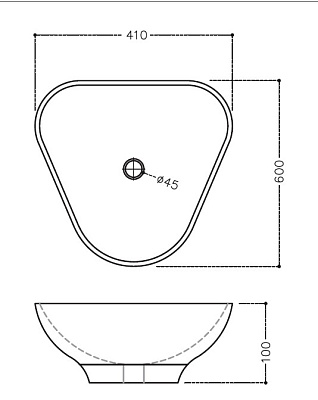 Раковина Jaquar Lyric LYS-WHT-38901N