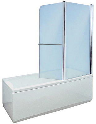 Шторка на ванну Aquanet AQ4-R узорчатое стекло