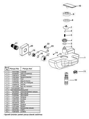 Смеситель E.C.A. Neva 102102443 для ванны с душем