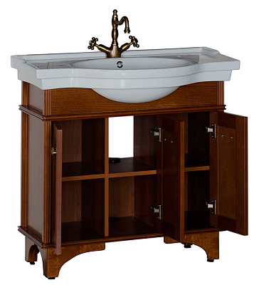 Тумба с раковиной Aquanet Николь 90