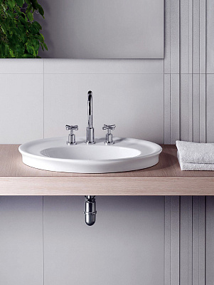 Раковина Hatria Dolcevita  (65 см) накладная