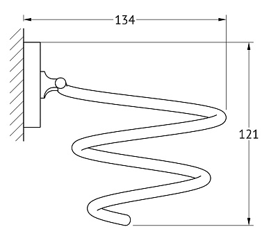Держатель для фена Ellux Avantgarde AVA 059