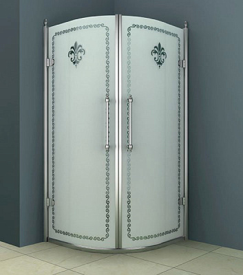 Душевой уголок Cezares Retro R2 90 CP Br