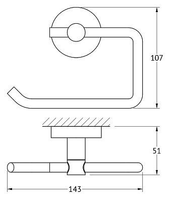 Держатель туалетной бумаги Artwelle Harmonie HAR 047