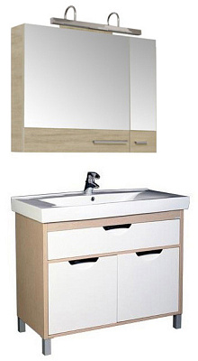 Мебель для ванной Aquanet Гретта 90 светлый дуб