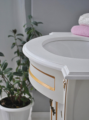 Тумба с раковиной Атолл Ривьера dorato