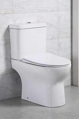 Чаша для унитаза-компакт BelBagno Steam BB130CPR