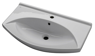 Тумба с раковиной Dreja Ornament 75 декор черный