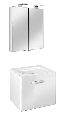 Тумба с раковиной Keuco Royal Universe белая матовая 65 см