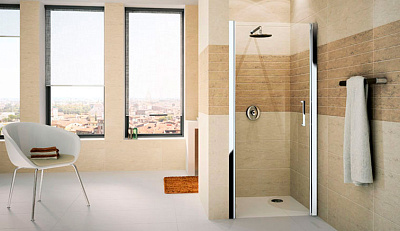 Душевая дверь в нишу Novellini Giada 1B GIADN1B84S-1K