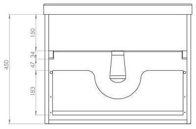 Мебель для ванной Aquanet Данте 60