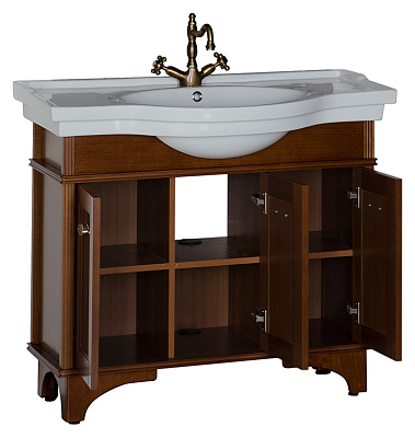 Тумба с раковиной Aquanet Николь 100