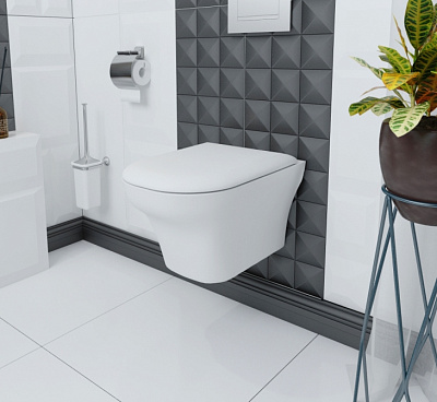 Подвесной унитаз Lavinia Boho Bristol Rimless 3305002R