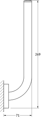 Держатель для запасных рулонов Ellux Elegance ELE 064