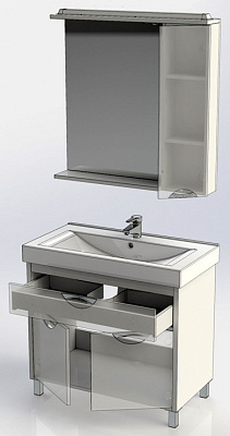 Мебель для ванной Aquanet Гретта 90 белая