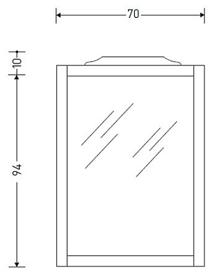 Мебель для ванной Eban Carla 75 белая