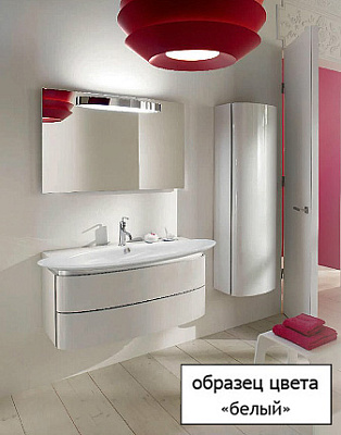 Тумба с раковиной Jacob Delafon Presquile 100 белый бриллиант 2 ящика