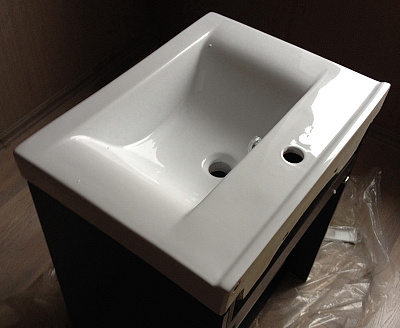 Тумба с раковиной Бриклаер Чили 60 серая лиственница