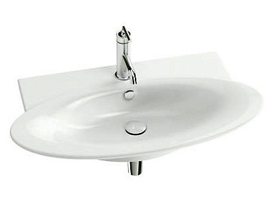 Тумба с раковиной Jacob Delafon Presquile 80 белый бриллиант