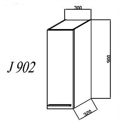 Шкаф Kolpa San Jolie J902 WH/WH