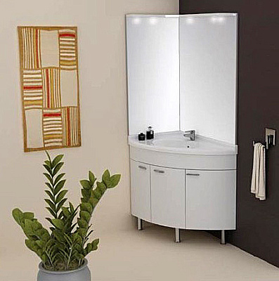 Тумба с раковиной Aquanet Корнер Close  L