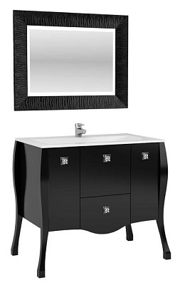 Зеркало Aquanet Мадонна 90 черное