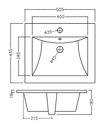 Раковина Jaquar Queen’s QNS-WHT-7601