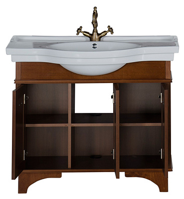 Тумба с раковиной Aquanet Николь 100