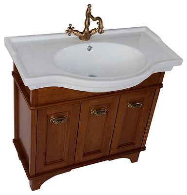 Тумба с раковиной Aquanet Николь 90