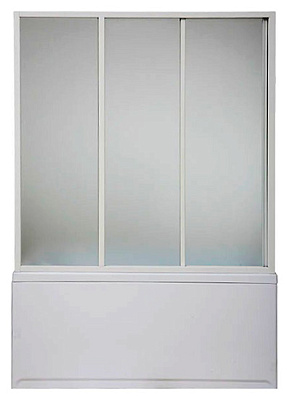 Шторка на ванну Bas Бриз Верона Ибица (3 ств. стекло)