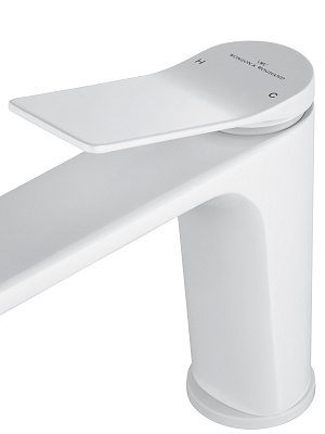 Смеситель для раковины WONZON & WOGHAND, Белый матовый WW-XH-012-MW