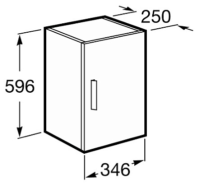 Шкаф Roca Debba венге