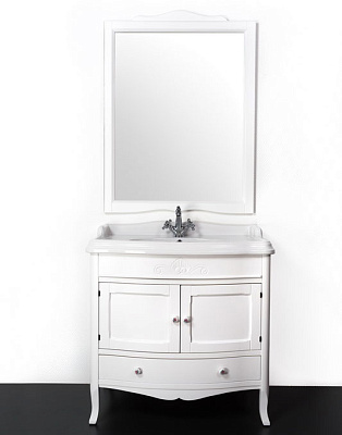 Тумба с раковиной Tiffany World Veronica 90/C bi puro