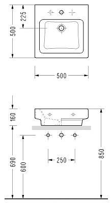 Раковина Serel 2040