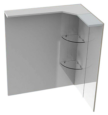 Мебель для ванной De Aqua Трио белый R фурнитура хром